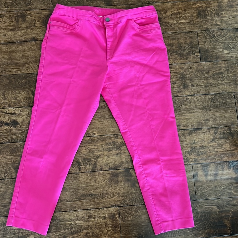 Christopher & Banks pink pants, size 16
